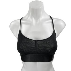 Alala Black Cashmere Sleeveless Racerback Sports Bra Cami Crop Tank Top Size XS